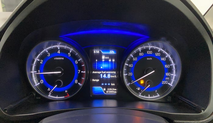 2019 Maruti Baleno ALPHA PETROL 1.2, Petrol, Manual, 81,093 km, Odometer Image