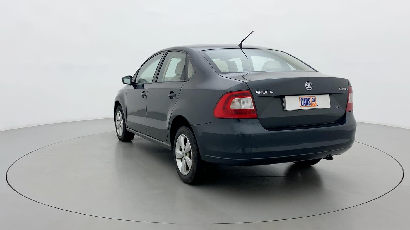 2016 Skoda Rapid 1.6 MPI MT STYLE PLUS, Petrol, Manual, 62,088 km, Left Back Diagonal