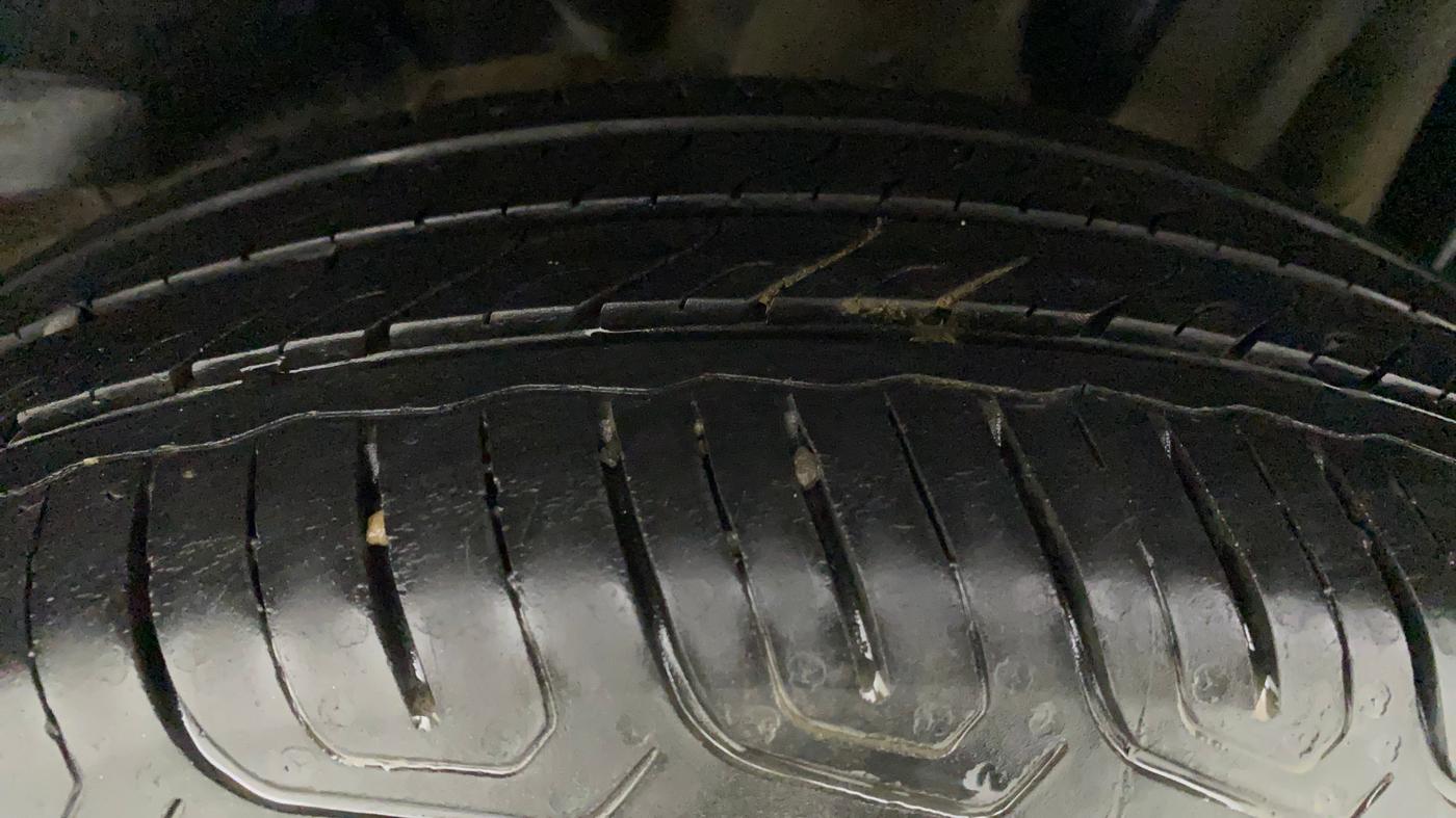 2022 Tata Tiago XZ PLUS CNG, CNG, Manual, 36,348 km, Left Rear Tyre Tread