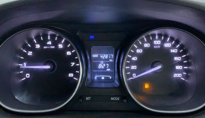 2018 Tata TIGOR XZ PETROL, CNG, Manual, 42,817 km, Odometer Image