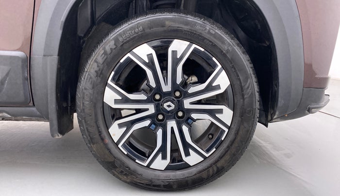 2021 Renault Kiger RXZ CVT 1.0 TURBO DUAL TONE, Petrol, Automatic, 13,505 km, Right Front Wheel