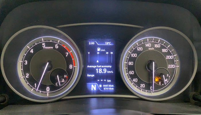 2020 Maruti Dzire ZXI Plus AMT, Petrol, Automatic, 67,414 km, Odometer Image