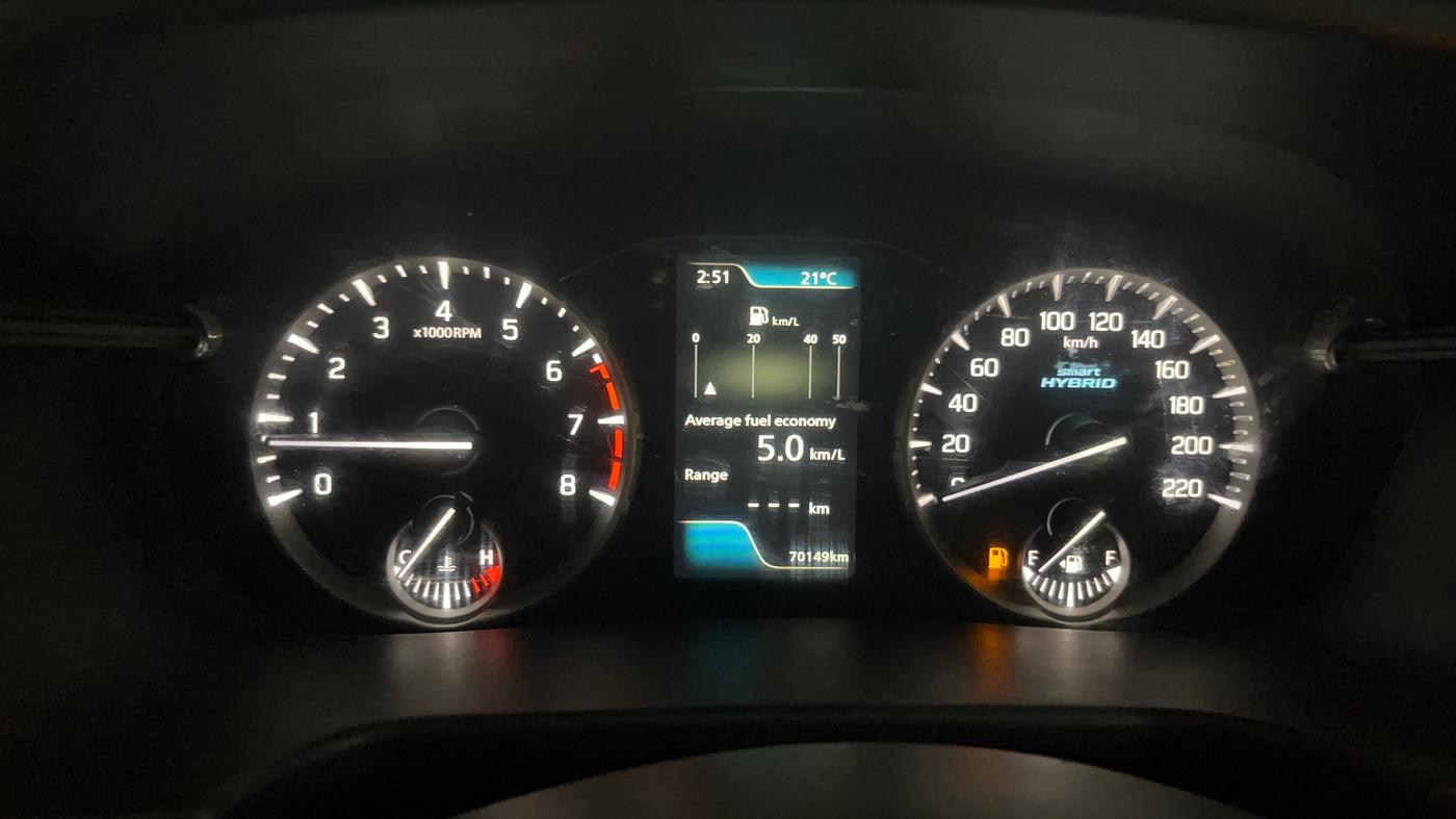 2022 Maruti BREZZA ZXI SMART HYBRID , Petrol, Manual, 70,182 km, Odometer Image
