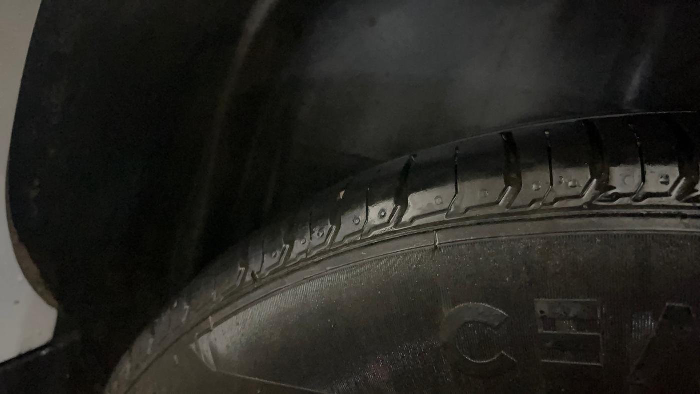 2022 Maruti BREZZA ZXI SMART HYBRID , Petrol, Manual, 70,182 km, Left Rear Tyre Tread