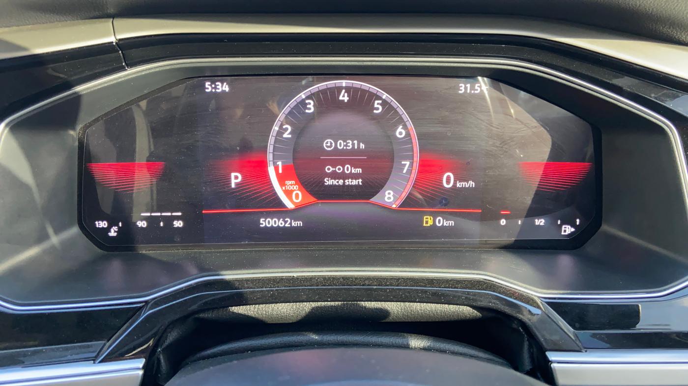 2022 Volkswagen VIRTUS TOPLINE TSI 1.0 AT, Petrol, Automatic, 50,044 km, Odometer Image