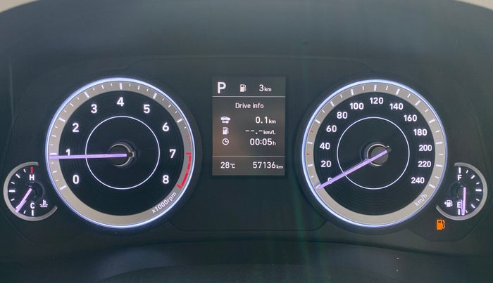 2022 Hyundai Creta SX IVT 1.5 PETROL, Petrol, Automatic, 57,099 km, Odometer Image