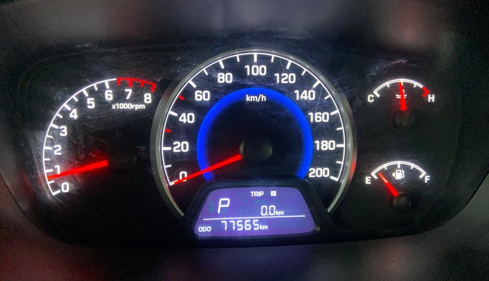 2019 Hyundai Grand i10 SPORTZ AT 1.2 KAPPA VTVT, Petrol, Automatic, 77,547 km, Odometer Image