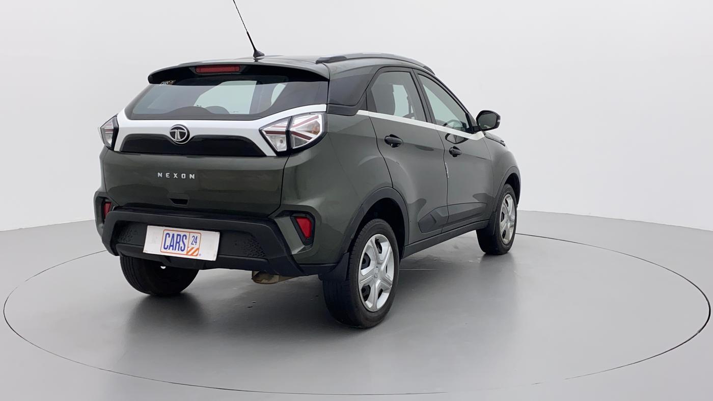 2021 Tata NEXON XM SUNROOF PETROL, Petrol, Manual, 23,899 km, Right Back Diagonal