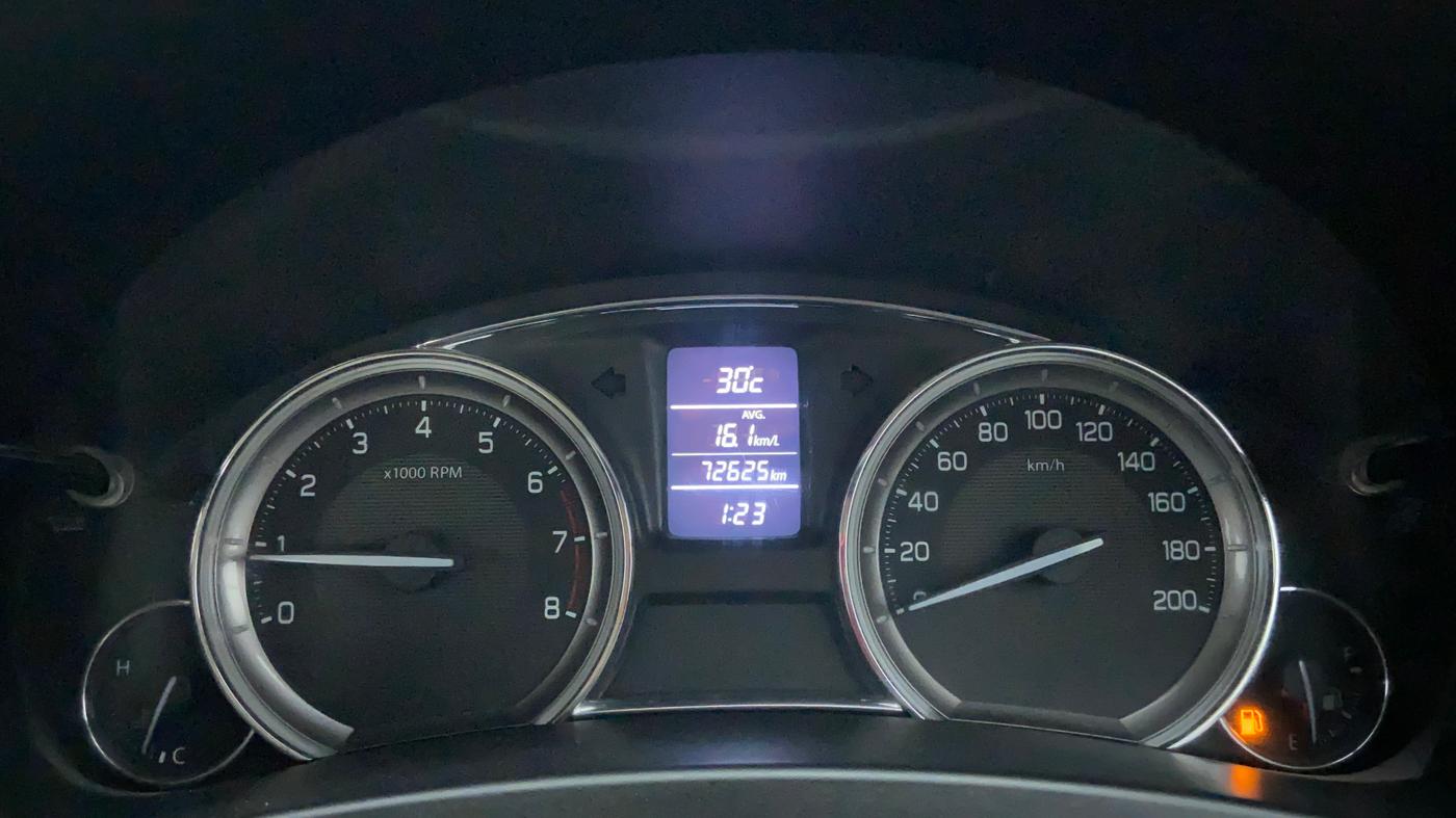 2018 Maruti Ciaz ZETA 1.4  MT PETROL, Petrol, Manual, 72,624 km, Odometer Image