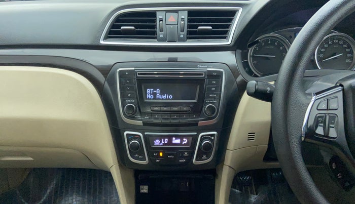 2018 Maruti Ciaz ZETA 1.4  MT PETROL, Petrol, Manual, 72,624 km, Air Conditioner