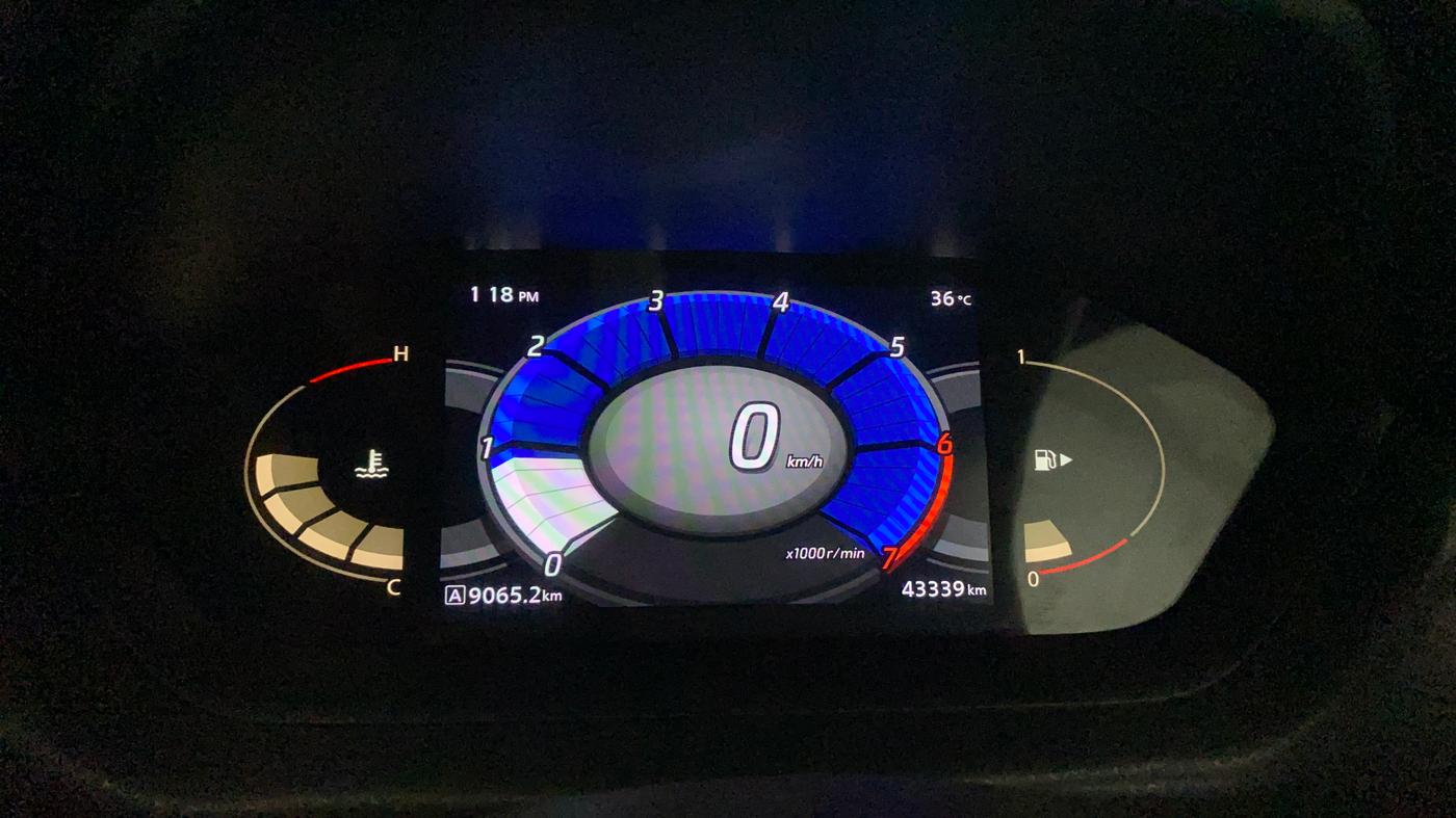 2022 Nissan MAGNITE XV PREMIUM TURBO, Petrol, Manual, 43,335 km, Odometer Image