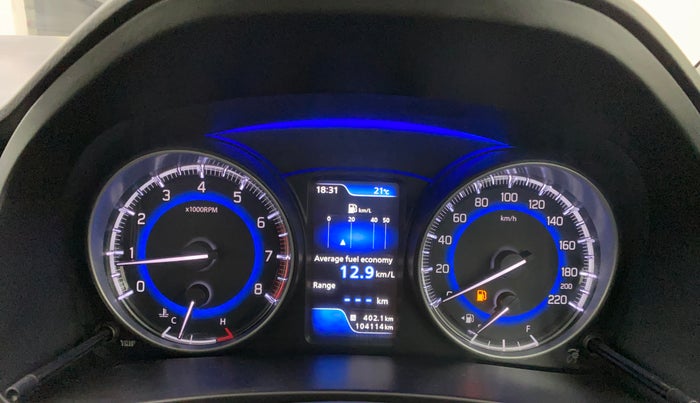 2017 Maruti Baleno ALPHA PETROL 1.2, Petrol, Manual, 1,04,076 km, Odometer Image