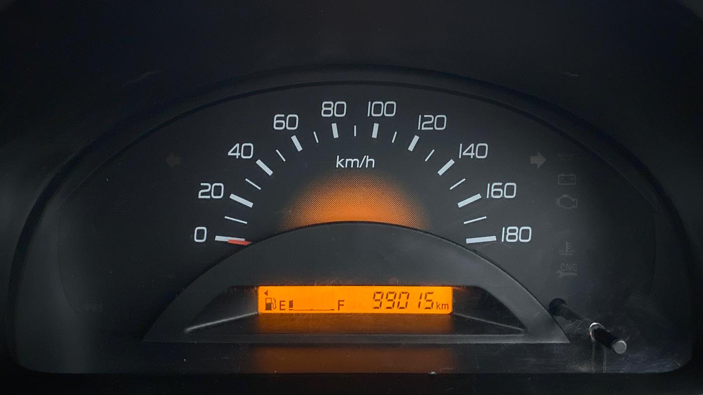 2017 Maruti Wagon R 1.0 LXI CNG, CNG, Manual, 99,033 km, Odometer Image