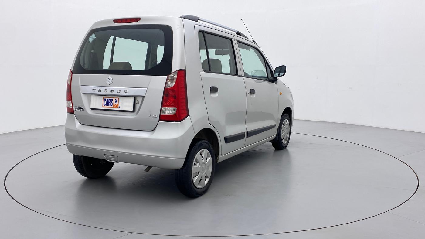 2017 Maruti Wagon R 1.0 LXI CNG, CNG, Manual, 99,033 km, Right Back Diagonal