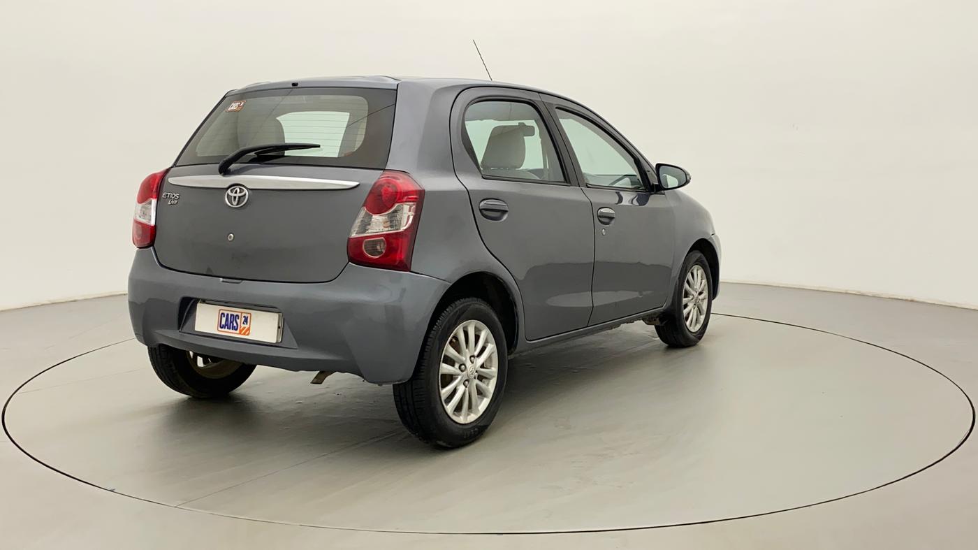 2013 Toyota Etios Liva V, Petrol, Manual, 86,011 km, Right Back Diagonal