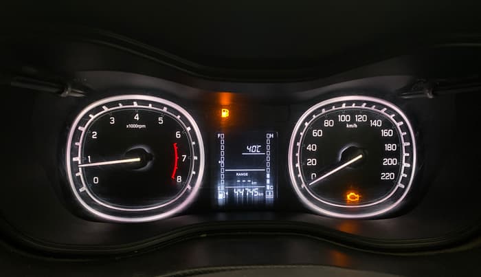 2020 Maruti Vitara Brezza ZXI PLUS DUAL TONE, Petrol, Manual, 44,731 km, Odometer Image
