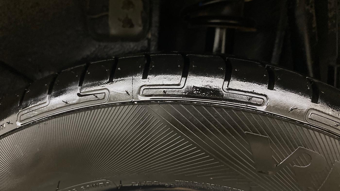 2021 Tata Tiago XT PETROL, Petrol, Manual, 1,20,798 km, Left Rear Tyre Tread