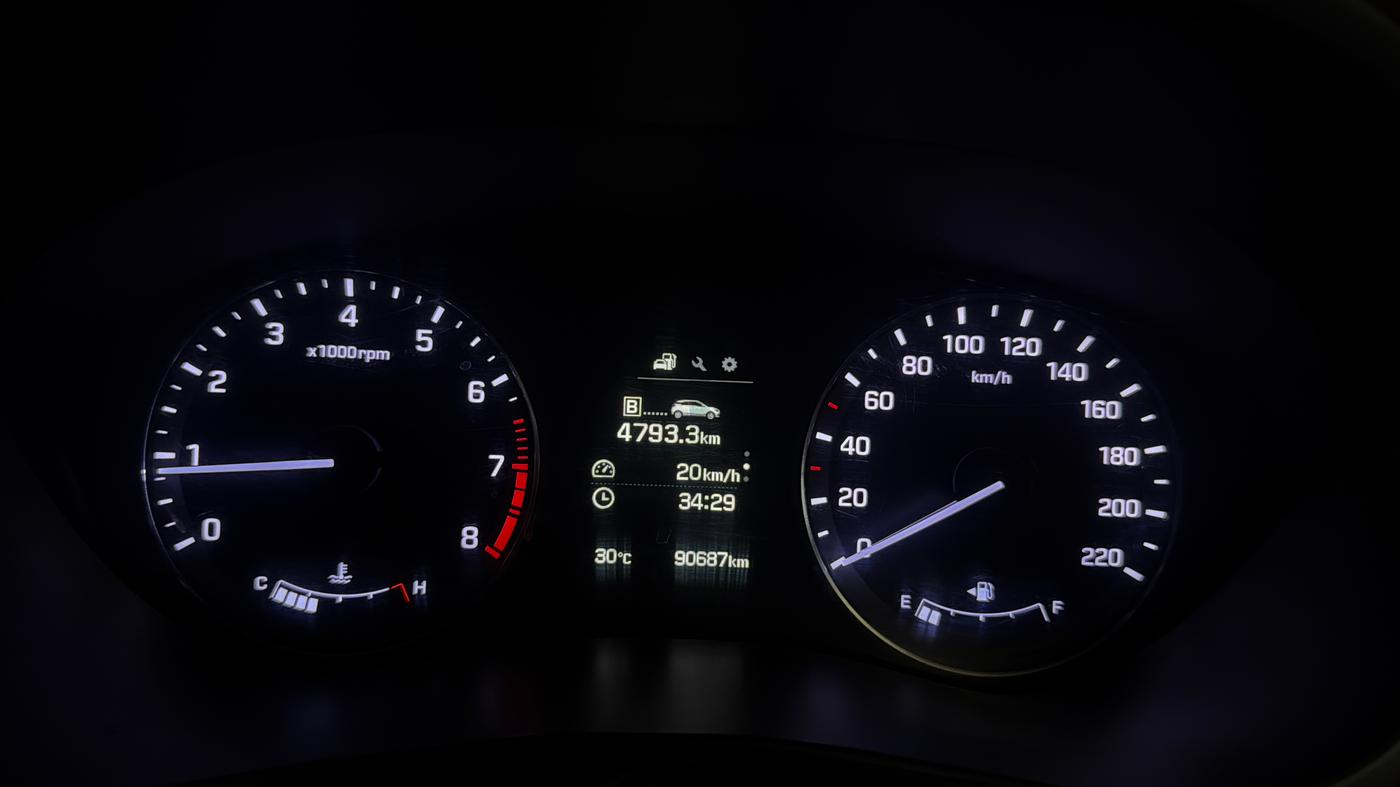 2017 Hyundai Elite i20 ASTA 1.2 (O), Petrol, Manual, 90,669 km, Odometer Image