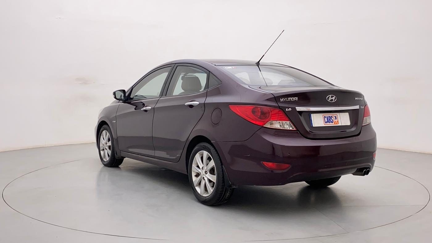 2012 Hyundai Verna FLUIDIC 1.6 CRDI SX OPT, Diesel, Manual, 1,16,021 km, Left Back Diagonal