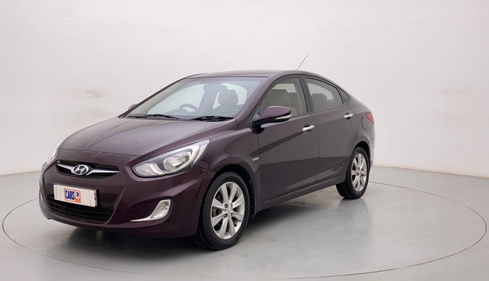 2012 Hyundai Verna FLUIDIC 1.6 CRDI SX OPT, Diesel, Manual, 1,16,021 km, Left Front Diagonal