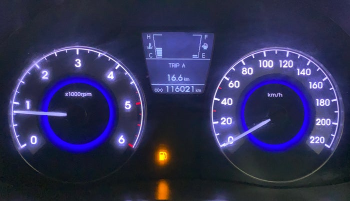 2012 Hyundai Verna FLUIDIC 1.6 CRDI SX OPT, Diesel, Manual, 1,16,021 km, Odometer Image