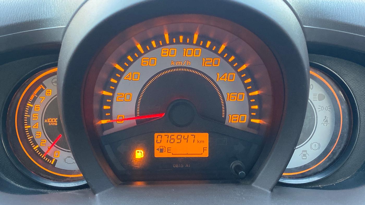 2012 Honda Brio S MT, Petrol, Manual, 76,916 km, Odometer Image