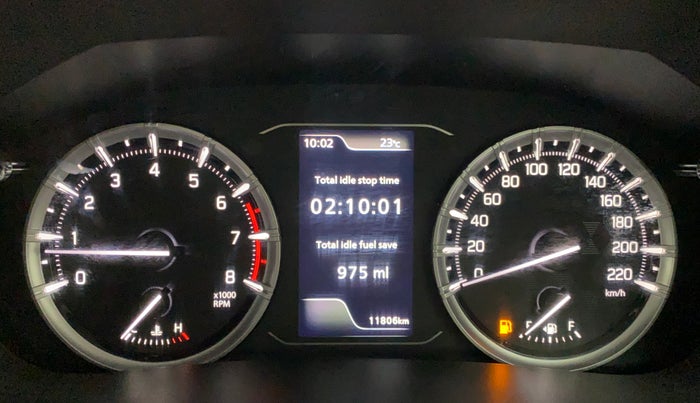 2022 Maruti Grand Vitara ALPHA SMART HYBRID ALLGRIP, Petrol, Manual, 11,806 km, Odometer Image