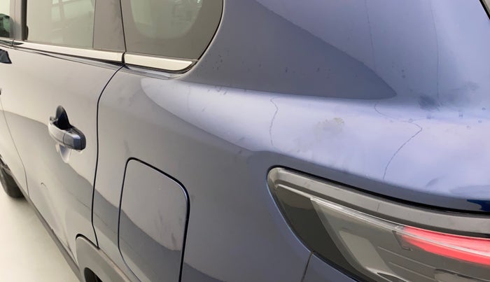 2022 Maruti Grand Vitara ALPHA SMART HYBRID ALLGRIP, Petrol, Manual, 11,806 km, Left quarter panel - Slightly dented