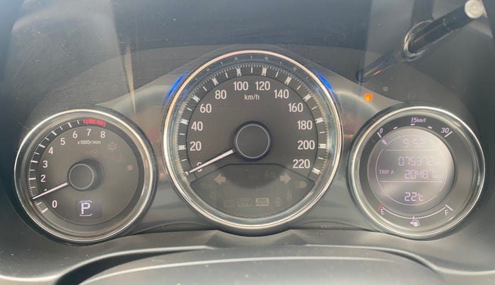 2018 Honda City 1.5L I-VTE V CVT, Petrol, Automatic, 75,371 km, Odometer Image