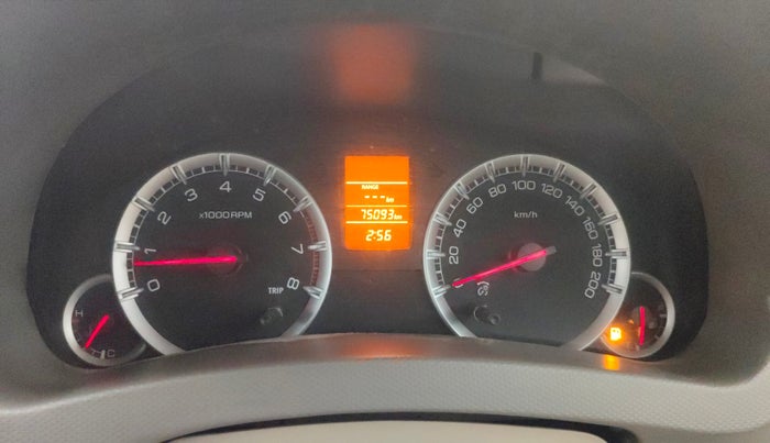 2013 Maruti Ertiga VXI, Petrol, Manual, 75,087 km, Odometer Image