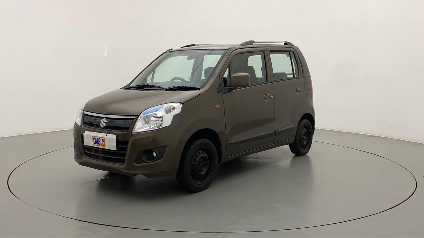 2013 Maruti Wagon R 1.0 VXI, CNG, Manual, 71,137 km, Left Front Diagonal