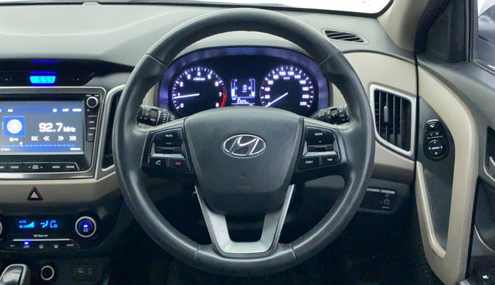 2016 Hyundai Creta SX PLUS AT 1.6 PETROL, Petrol, Automatic, 85,921 km, Steering Wheel Close Up