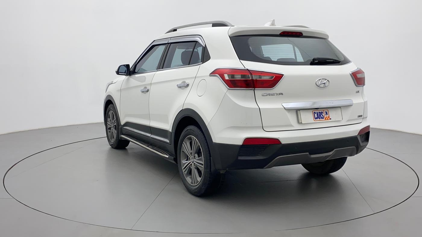 2016 Hyundai Creta SX PLUS AT 1.6 PETROL, Petrol, Automatic, 85,921 km, Left Back Diagonal