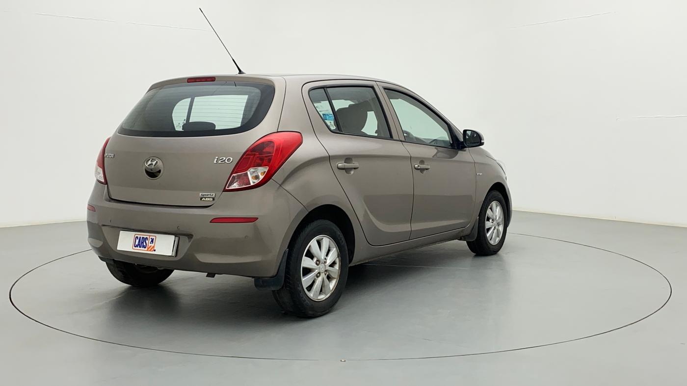 2012 Hyundai i20 SPORTZ 1.2 VTVT, Petrol, Manual, 47,555 km, Right Back Diagonal