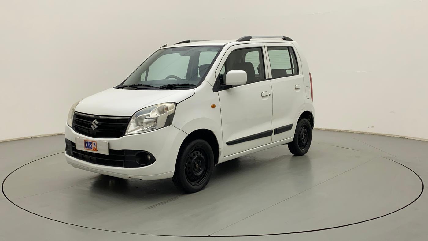 2011 Maruti Wagon R 1.0 VXI, Petrol, Manual, 93,781 km, Left Front Diagonal