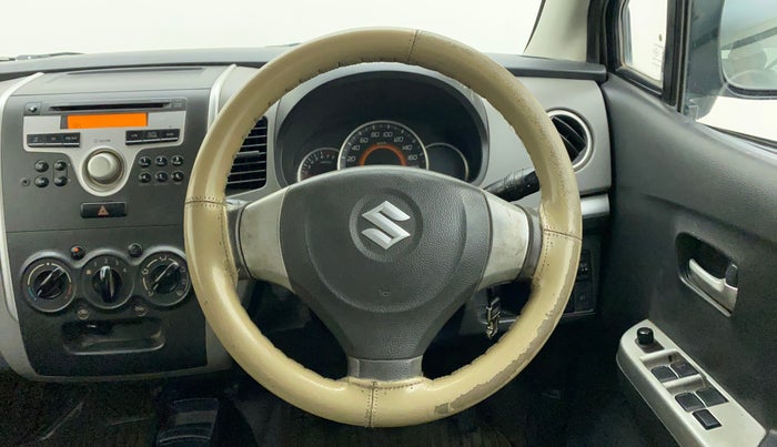 2011 Maruti Wagon R 1.0 VXI, Petrol, Manual, 93,781 km, Steering Wheel Close Up