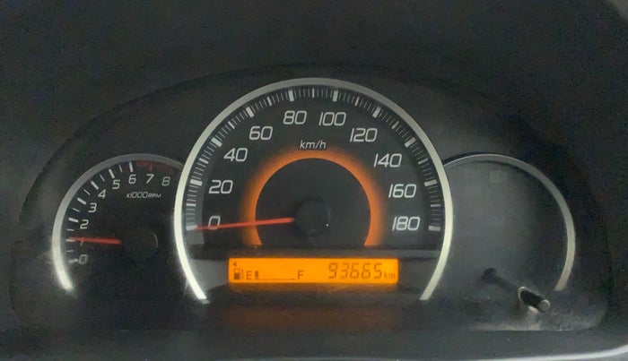 2011 Maruti Wagon R 1.0 VXI, Petrol, Manual, 93,781 km, Odometer Image
