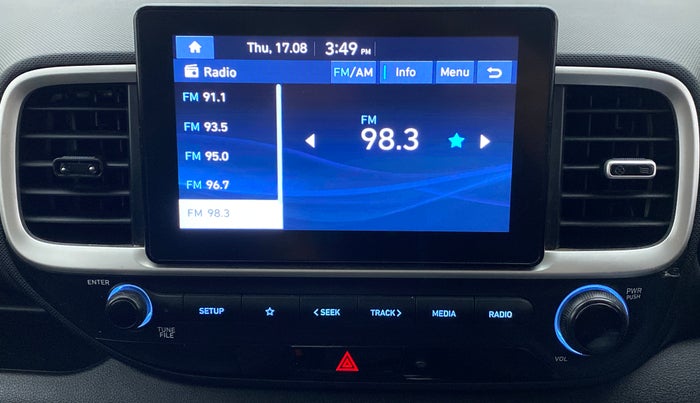 2021 Hyundai VENUE SX 1.0 TURBO, Petrol, Manual, 29,318 km, Infotainment System