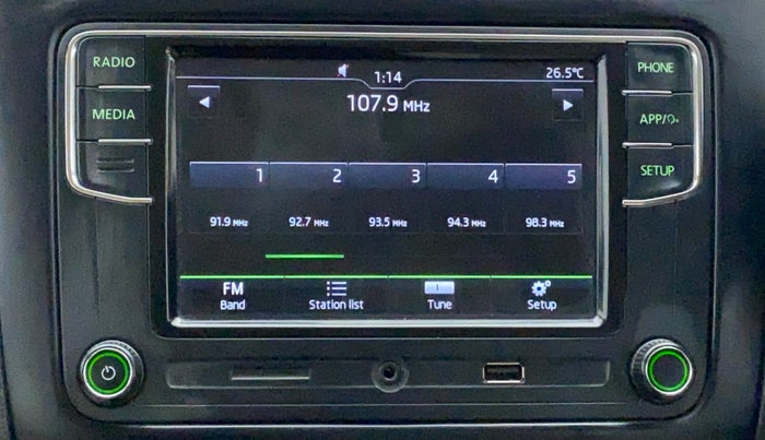 2020 Skoda Rapid 1.0 AMBITION TSI AT, Petrol, Automatic, 27,997 km, Infotainment System