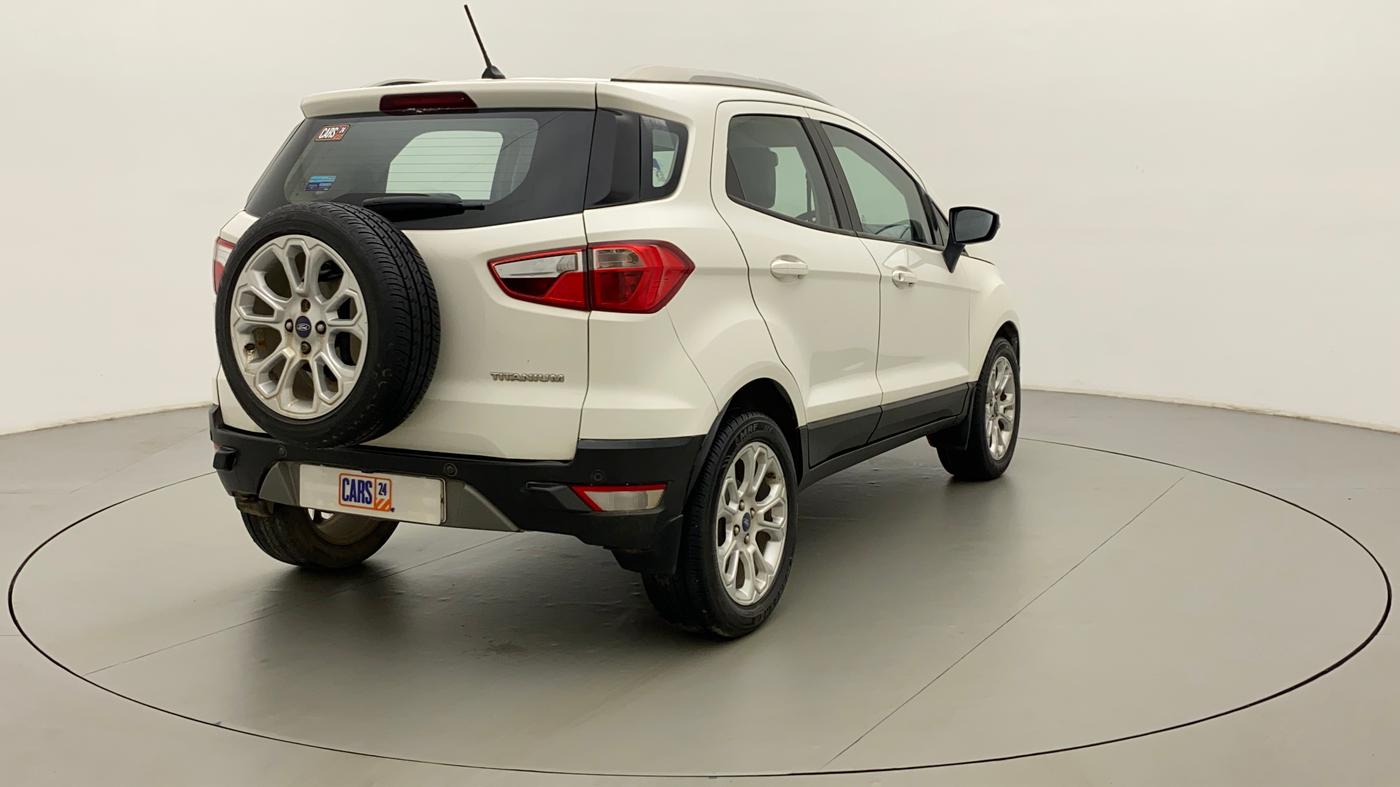 2018 Ford Ecosport TITANIUM + 1.5L PETROL AT, Petrol, Automatic, 93,646 km, Right Back Diagonal