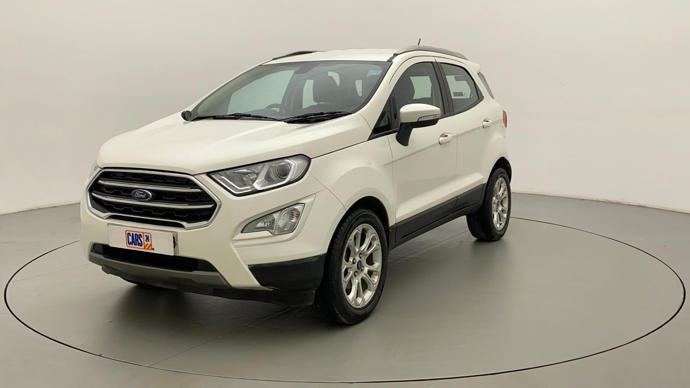 2018 Ford Ecosport TITANIUM + 1.5L PETROL AT, Petrol, Automatic, 93,646 km, Left Front Diagonal