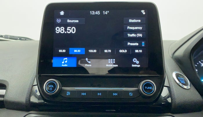 2018 Ford Ecosport TITANIUM + 1.5L PETROL AT, Petrol, Automatic, 93,646 km, Infotainment System