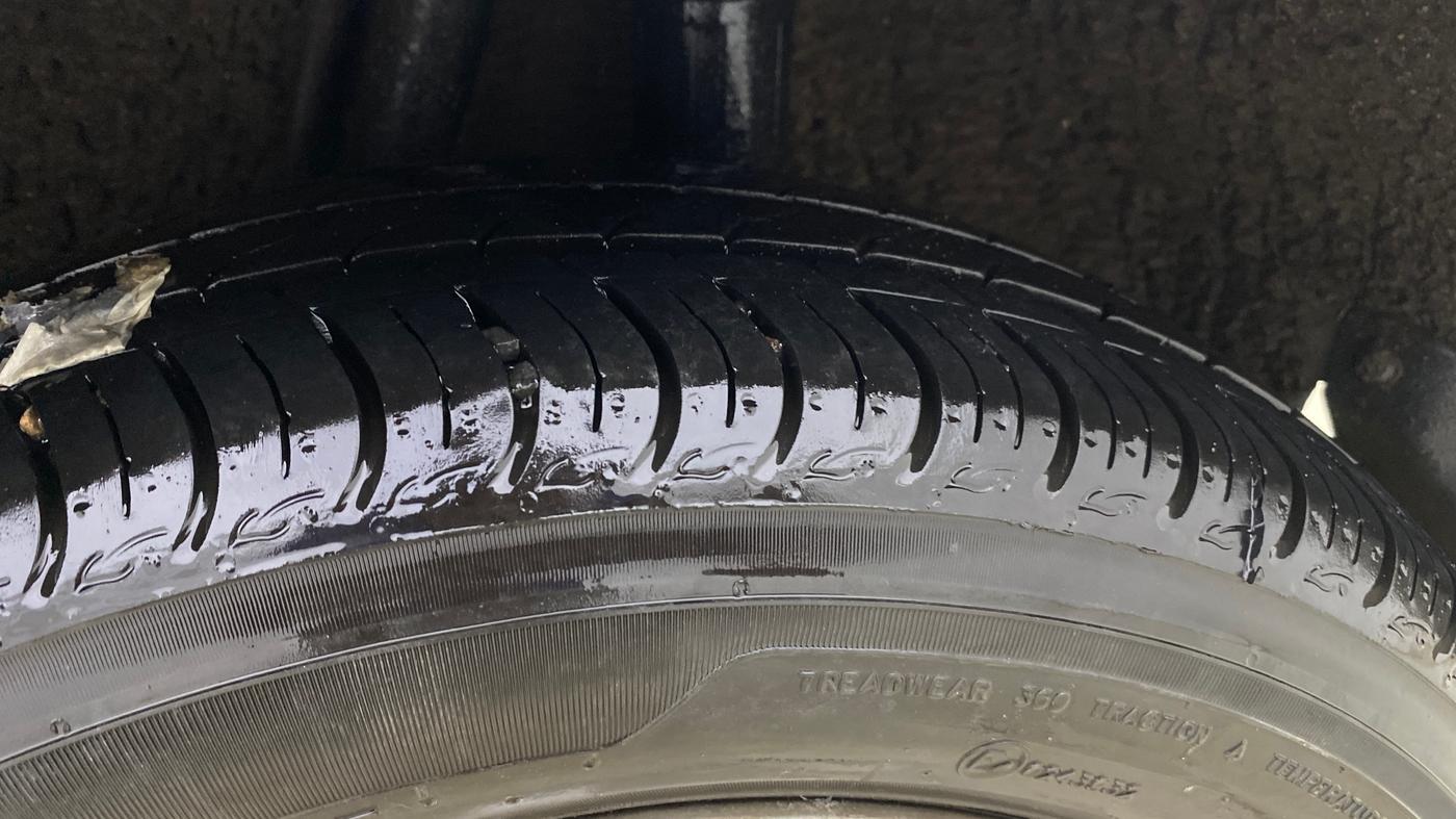 2019 Honda Amaze 1.2L I-VTEC VX CVT, Petrol, Automatic, 52,307 km, Left Rear Tyre Tread
