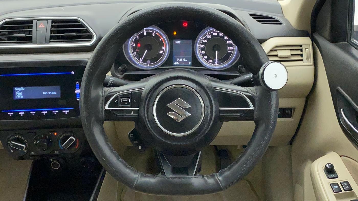 2021 Maruti Dzire VXI, Petrol, Manual, 21,019 km, Steering Wheel Close Up