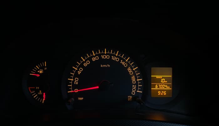 2016 Maruti Swift LXI (O), CNG, Manual, 66,959 km, Odometer Image