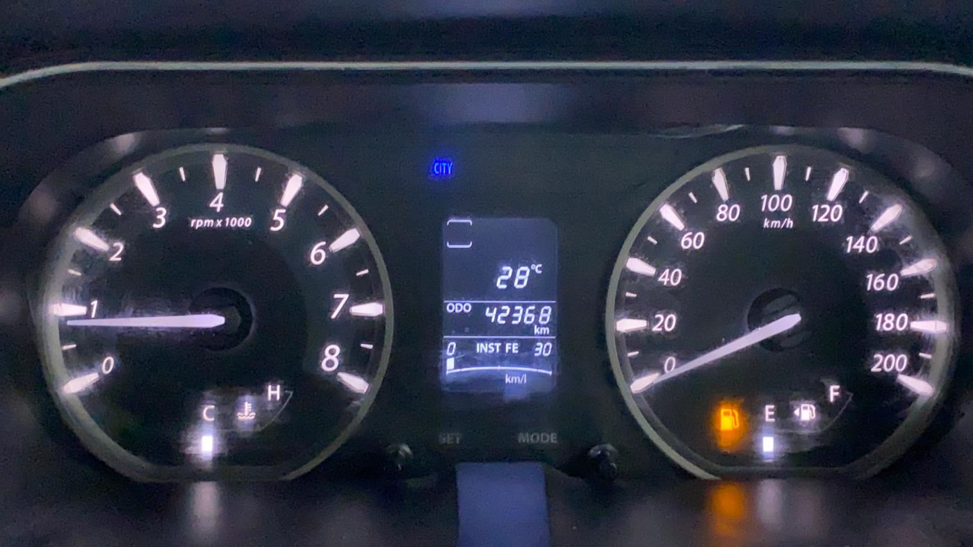 2016 Tata Zest XT RT, Petrol, Manual, 42,556 km, Odometer Image