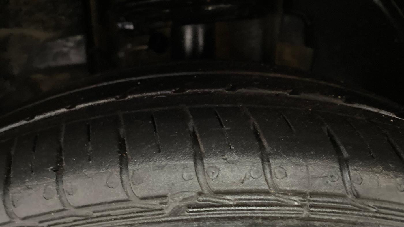 2021 Tata TIGOR XZA PLUS PETROL, Petrol, Automatic, 47,823 km, Left Front Tyre Tread