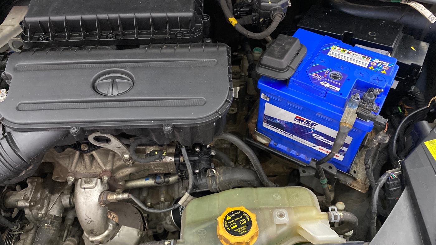 2021 Tata TIGOR XZA PLUS PETROL, Petrol, Automatic, 47,823 km, Engine View - Left
