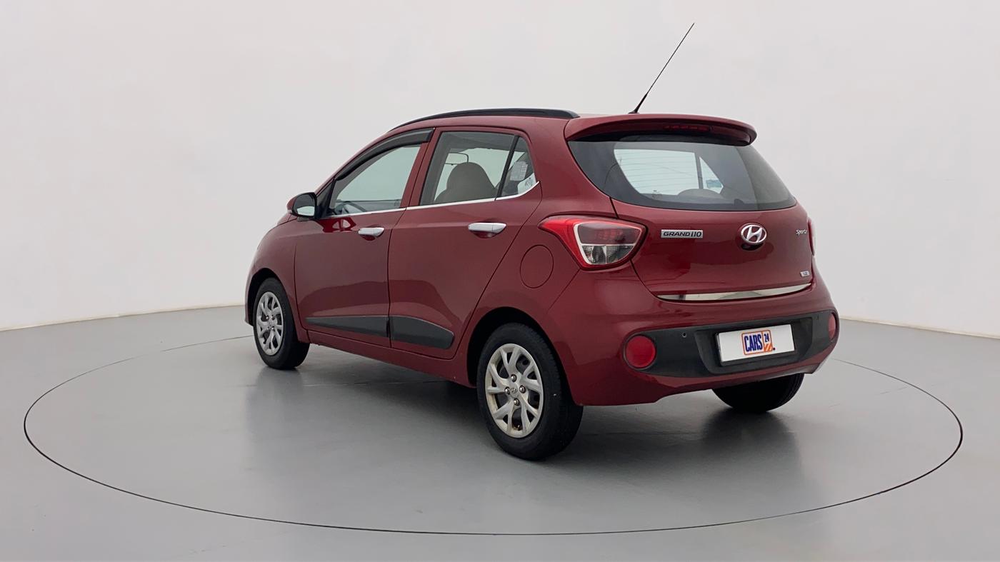 2019 Hyundai Grand i10 SPORTZ 1.2 KAPPA VTVT, Petrol, Manual, 66,269 km, Left Back Diagonal