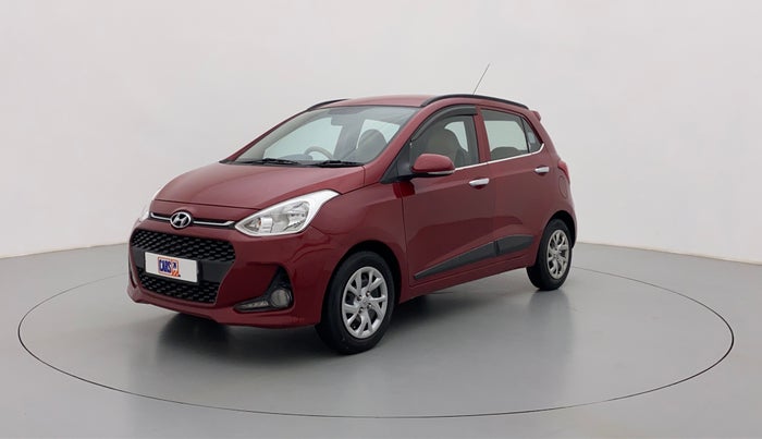 2019 Hyundai Grand i10 SPORTZ 1.2 KAPPA VTVT, Petrol, Manual, 66,269 km, Left Front Diagonal